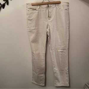 J. Jill White authentic Fit Slim Ankle Jean